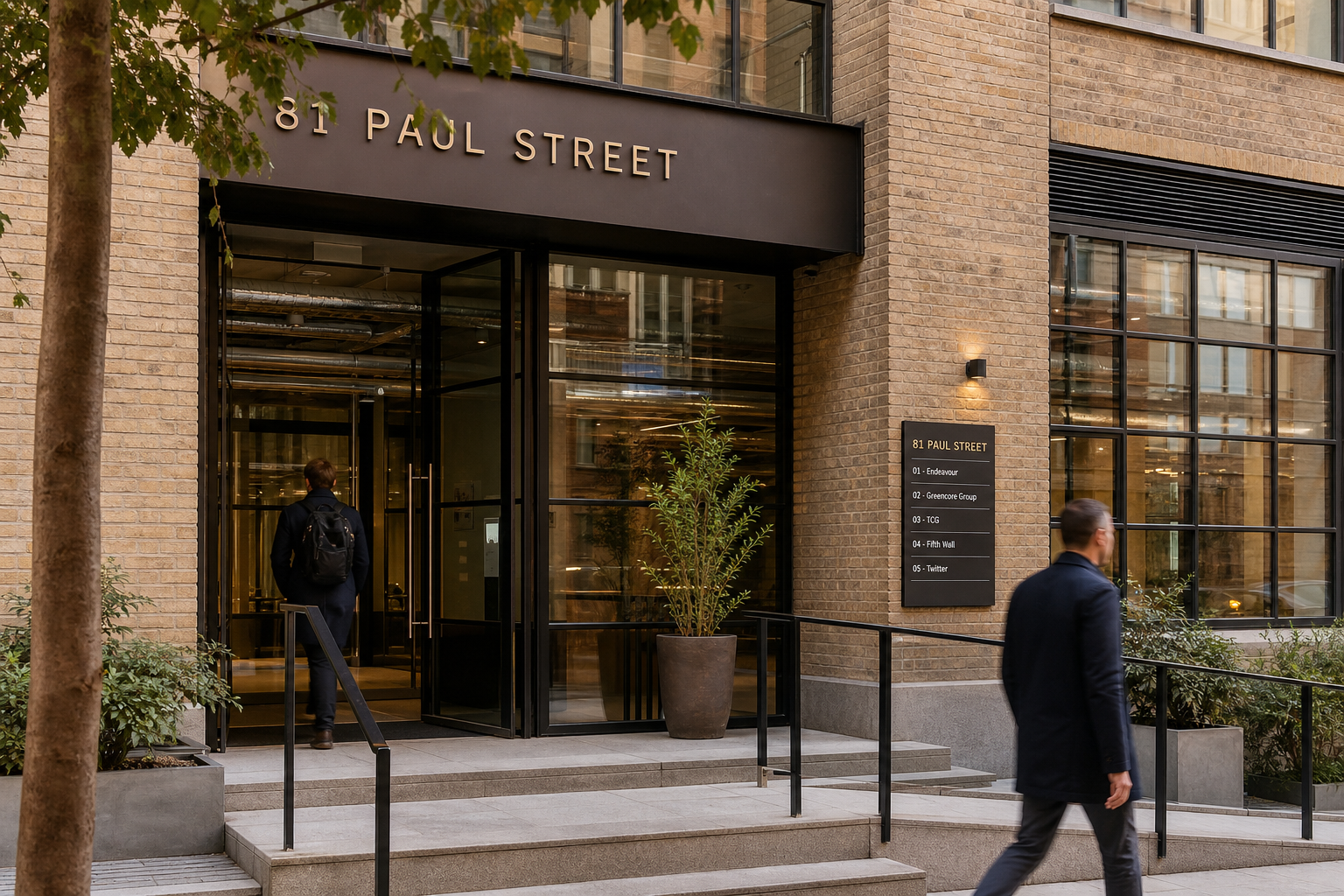 Paul Street Shoreditch London office location exterior