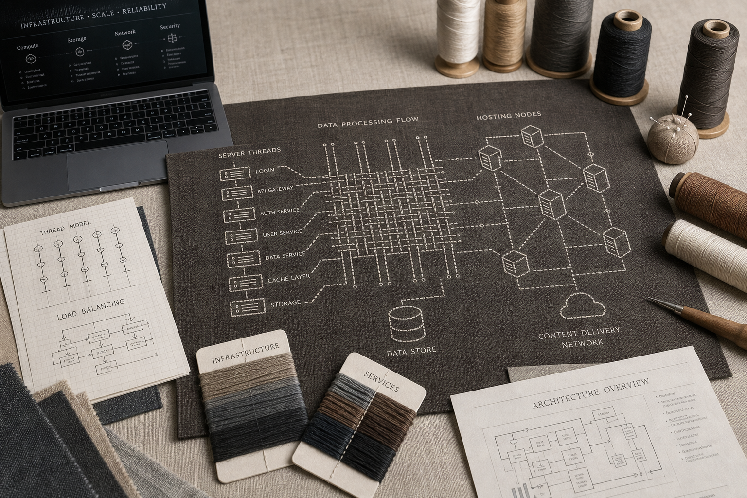 Computing infrastructure and web hosting pattern board